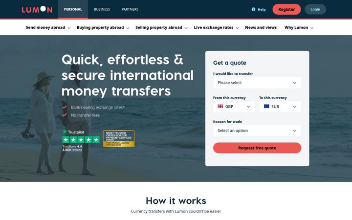 Screenshot of lumonpay.com
