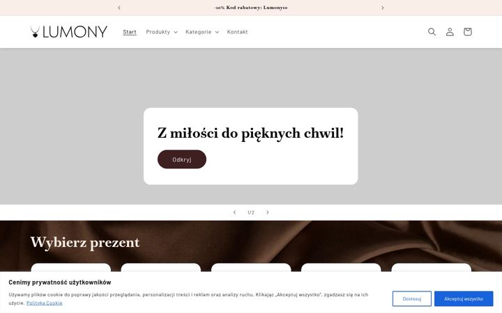 Screenshot of lumony.pl