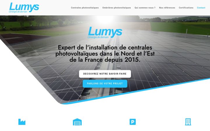 Screenshot of lumys.fr