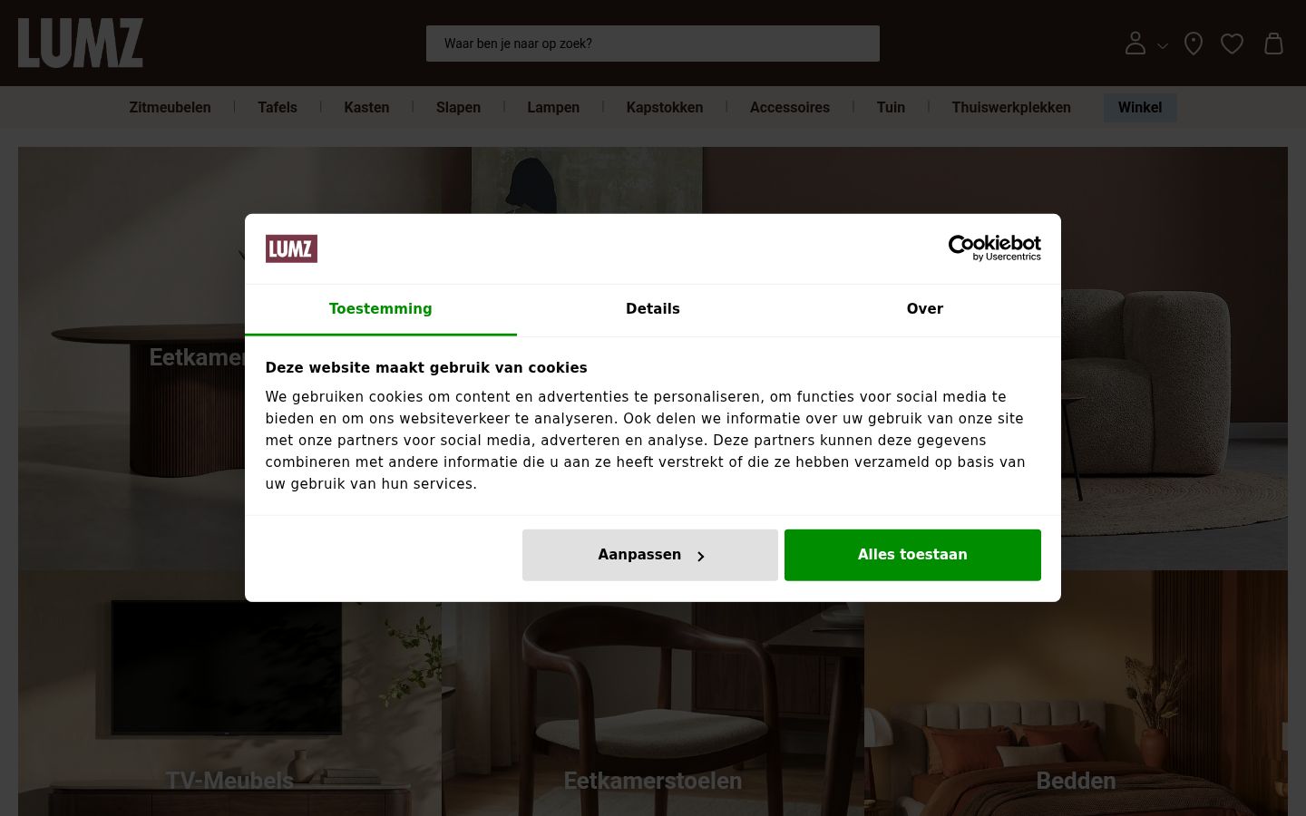 Sutikimo reklamjuostės, rodytos prieš bet kokią sąveiką, ekrano kopija