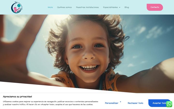 Screenshot of lunadesarrolloinfantil.com