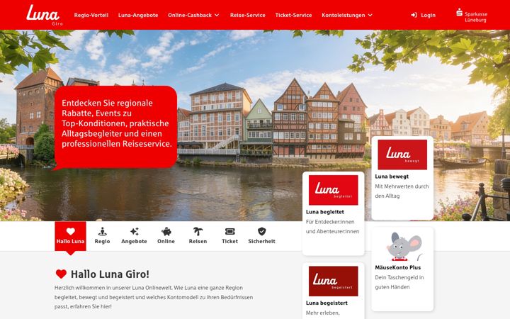 Screenshot of lunagiro.de
