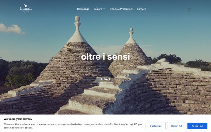 Screenshot of lunali.it