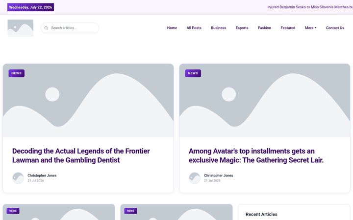 Screenshot of lunararenadaily.com