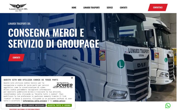 Screenshot of lunarditrasportiverona.it