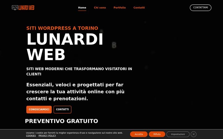 Screenshot of lunardiweb.net