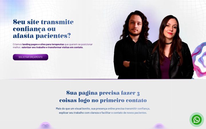 Screenshot of lunarduostudio.com.br