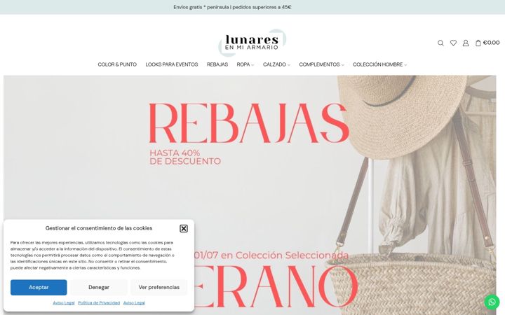 Screenshot of lunaresenmiarmario.com