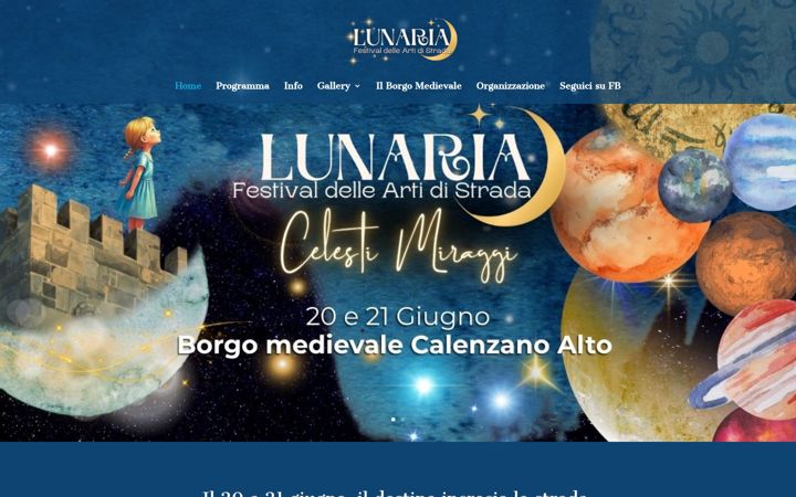 Screenshot of lunariacalenzano.it