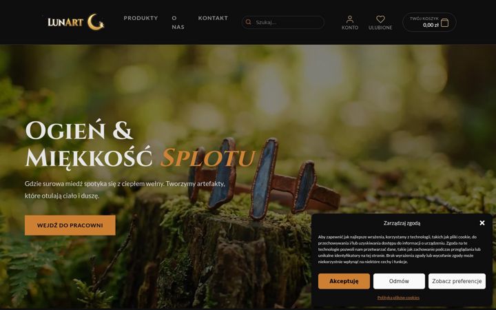 Screenshot of lunart.pl