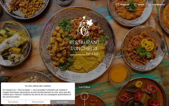 Screenshot of lunchbox-cep.com
