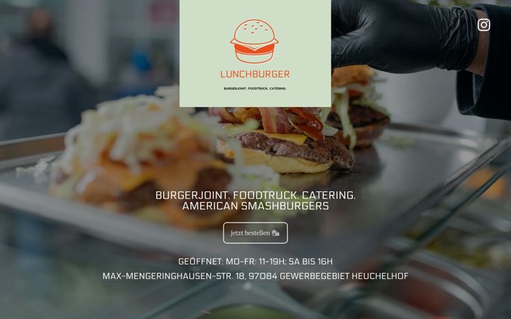 Screenshot of lunchburger.com