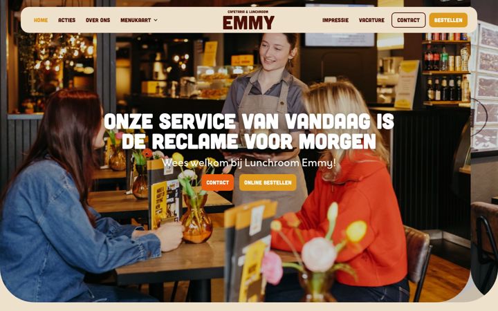 Screenshot of lunchroomemmy.nl