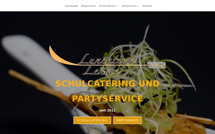Screenshot of lunchtime-lehrte.com
