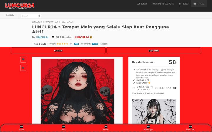 Screenshot of luncur24.com