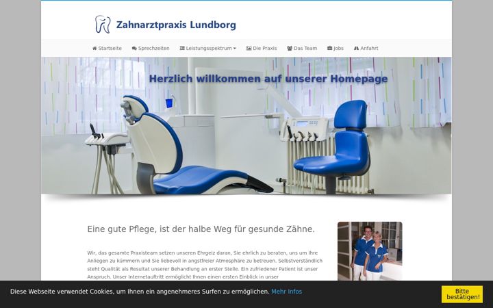 Screenshot of lundborg.de