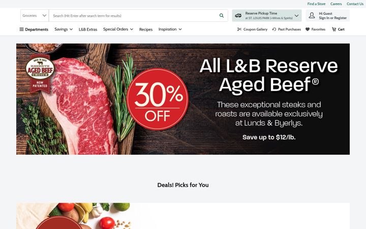 Screenshot of lundsandbyerlys.com
