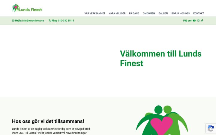 Screenshot von lundsfinest.se