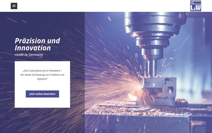 Screenshot of lundw-gmbh.com