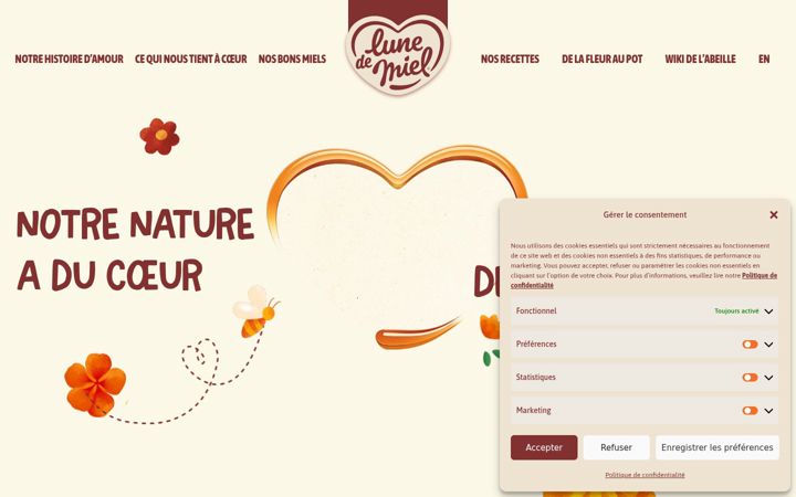 Screenshot of lunedemiel.fr