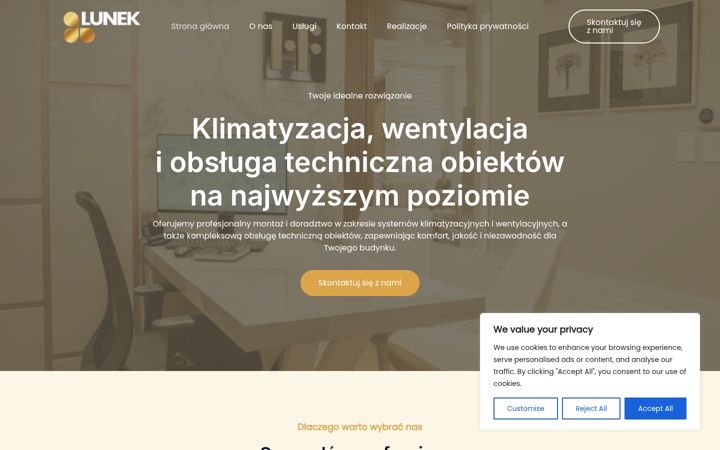 Screenshot of lunek.org