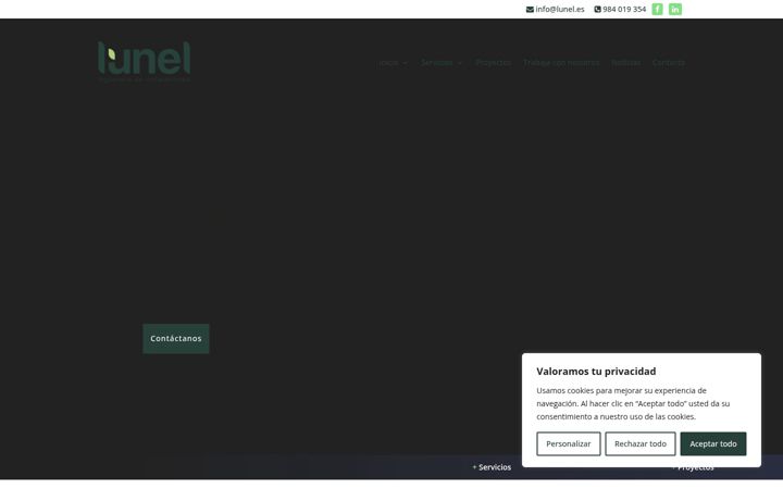 Screenshot of lunel.es