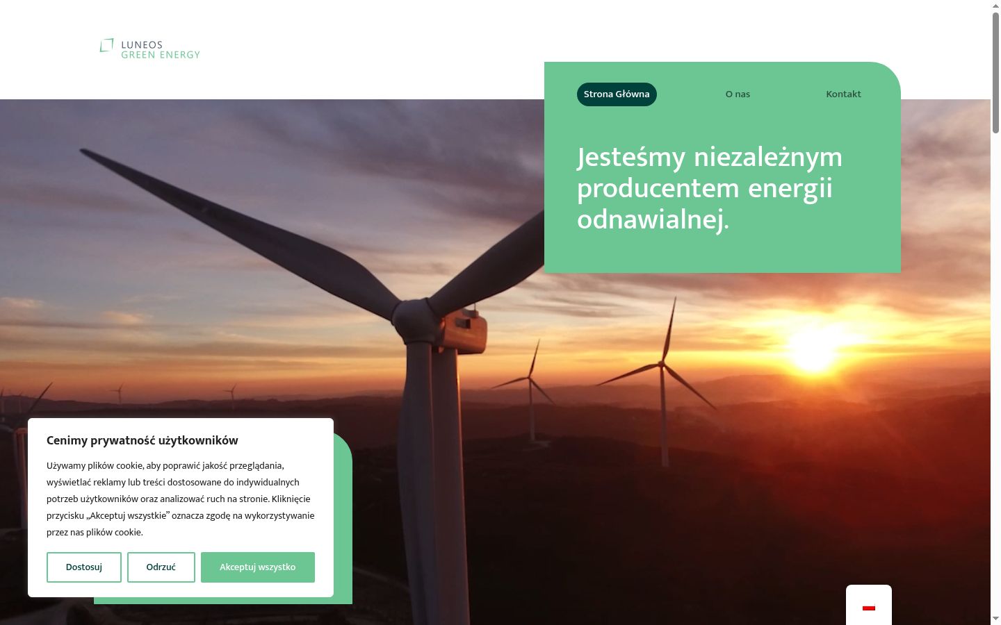 Screenshot des Einwilligungsbanners vor jeglicher Interaktion