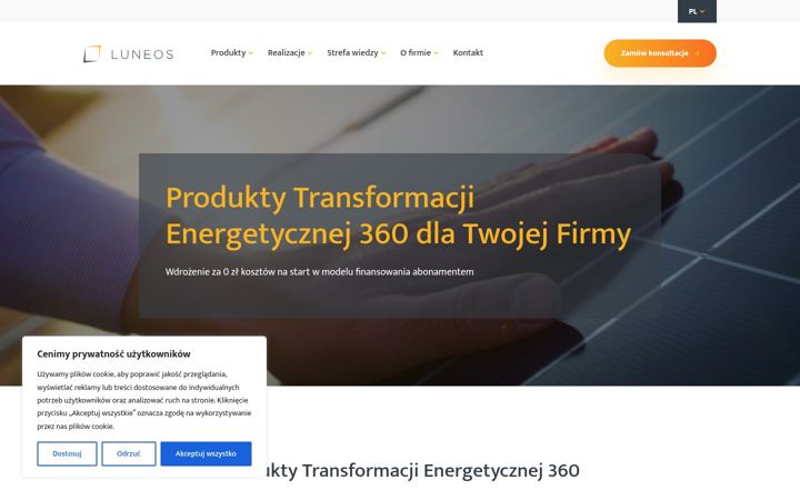 Screenshot of luneos.pl