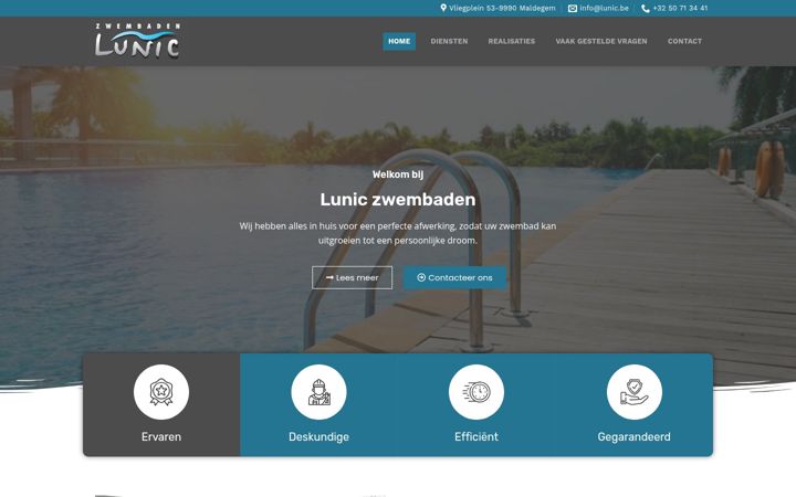 Screenshot of lunic.be