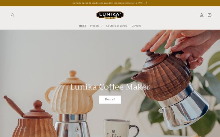 Screenshot of lunikamoka.com