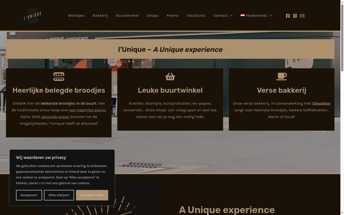 Screenshot tal-banner tal-kunsens muri qabel kwalunkwe interazzjoni