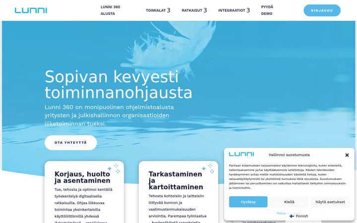 Screenshot di lunni360.com