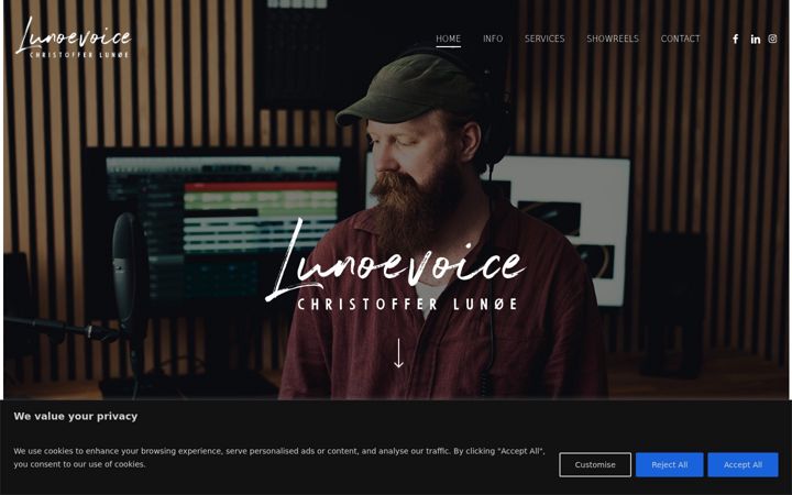Screenshot of lunoevoice.com