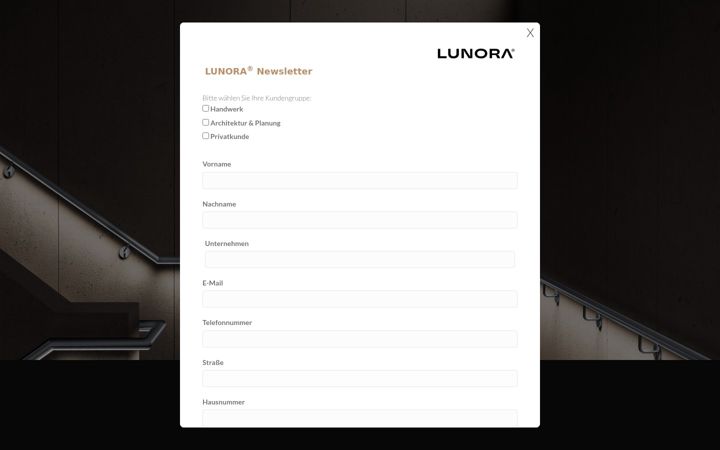 Screenshot of lunora-light.com