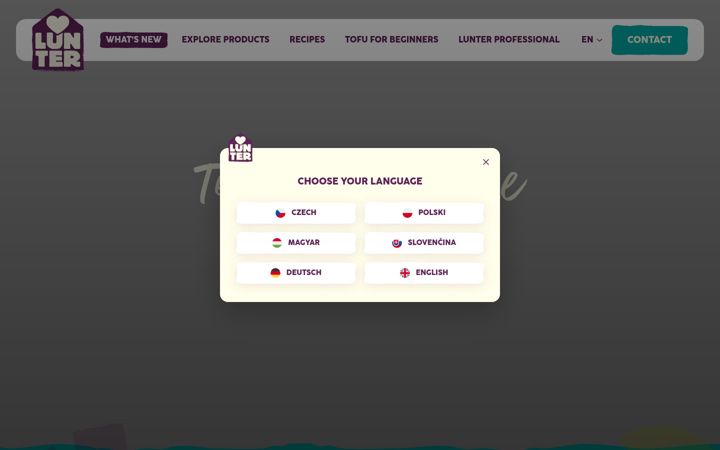 Screenshot of lunter.com