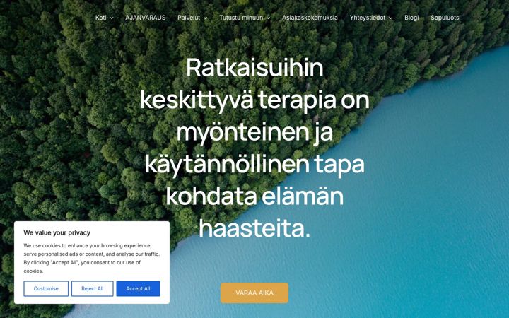 Screenshot of luotsivalo.com