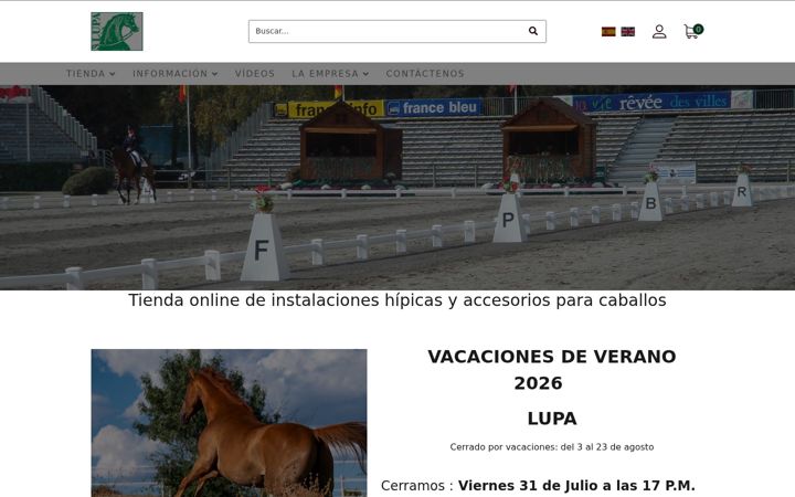Screenshot of lupaiberica.com