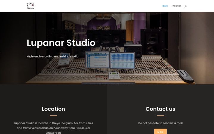 Screenshot of lupanarstudio.com