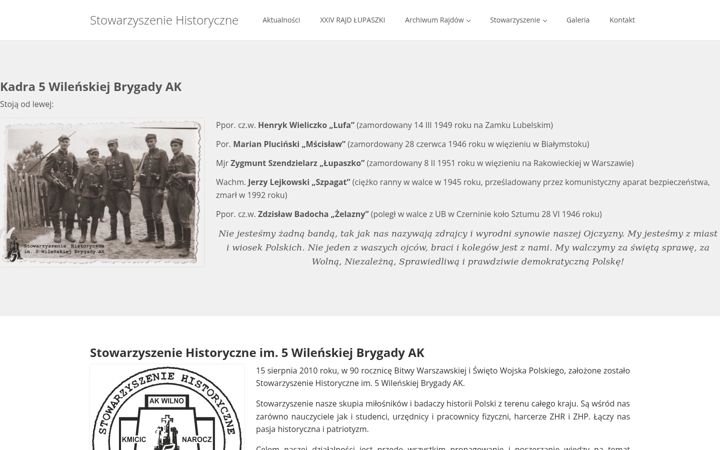 Screenshot of lupaszko.pl
