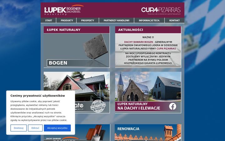 Screenshot of lupek.eu