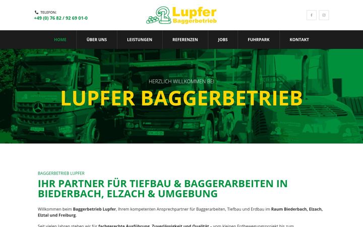 Screenshot of lupfer-gmbh.de