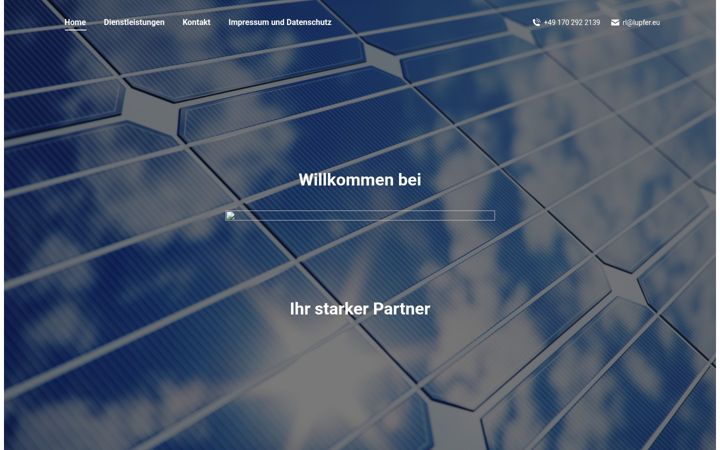 Screenshot of lupfer.eu