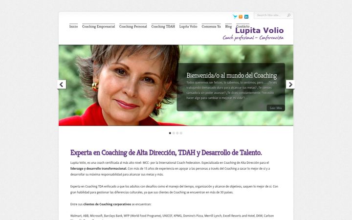 Screenshot of lupitavolio.com