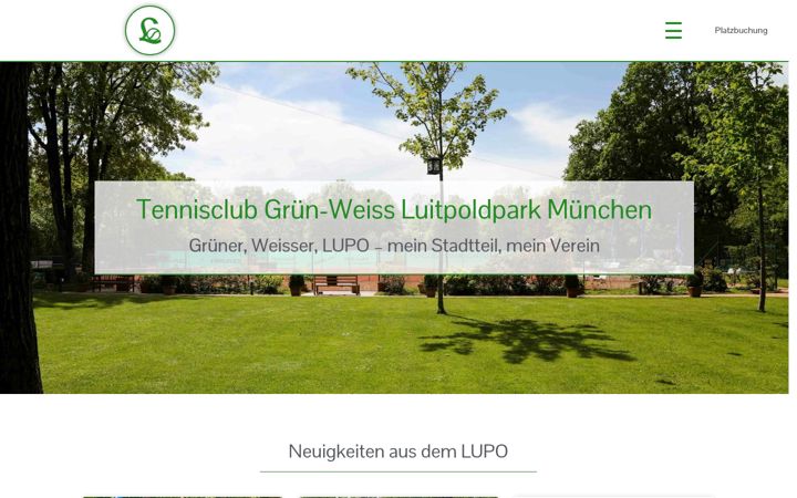 Screenshot of lupo-tennis.de