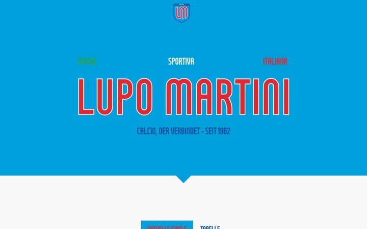 Screenshot of lupomartini.com