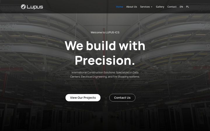 Screenshot von lupus-ics.com