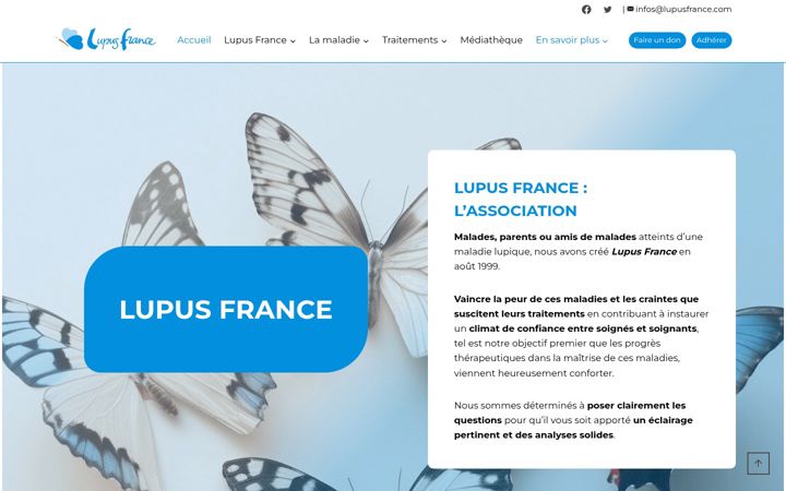 Screenshot of lupusfrance.com