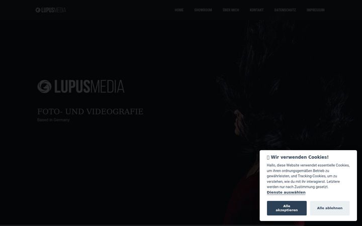 Screenshot of lupusmedia.de