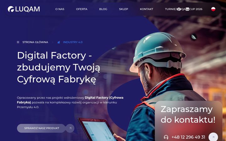 Skjámynd af luqam.com