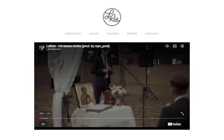 Screenshot of lurich-music.de